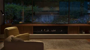 Escea LR1750 Inbuilt Electric Fireplace