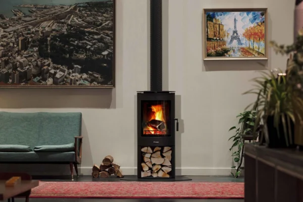 Masport Adena Freestanding Wood Heater with Wood Stacker - Image 6