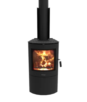Masport Adena Freestanding Wood Heater with Wood Stacker