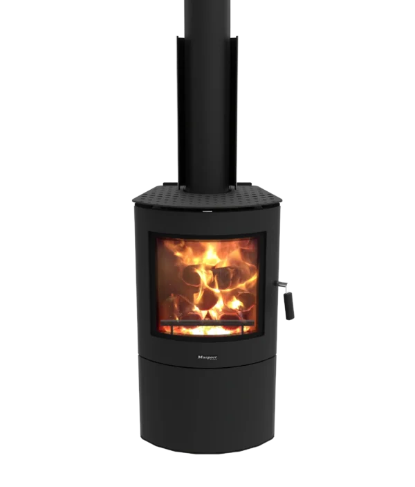 Masport Adena Freestanding Wood Heater with Wood Stacker