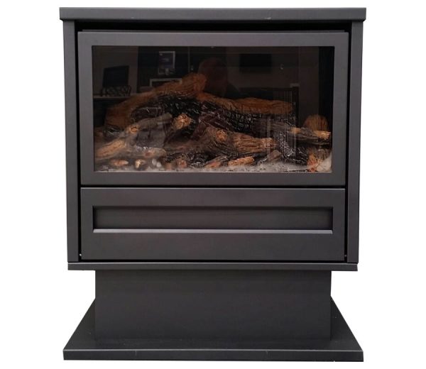 Archer Flat Front Freestanding Gas Log Fire