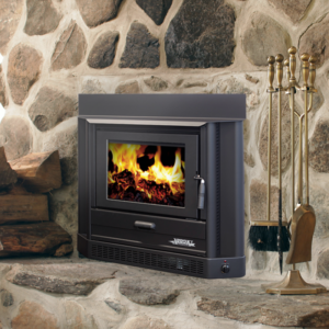 Arrow 1600 Satin Black Inbuilt Wood Heater