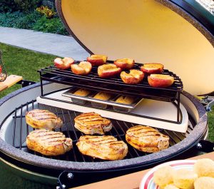 Big Green Egg Half Moon Raised Grid
