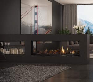 Escea DS1400 Built In Gas Log Fire