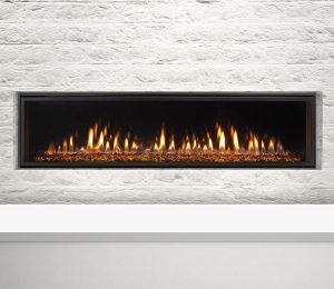 Heat & Glo Mezzo 1300 Built In Gas Log Fire