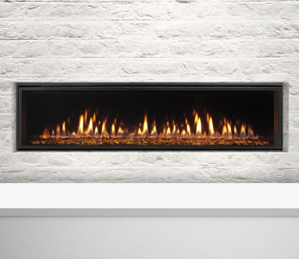 Heat & Glo Mezzo 1300 Built In Gas Log Fire