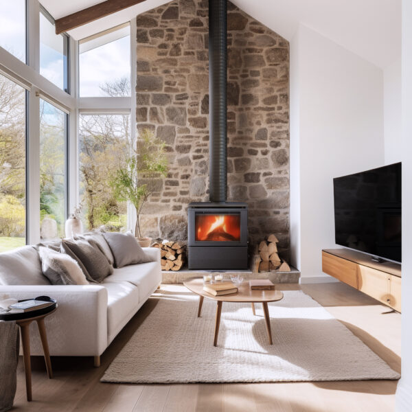 Heatcharm C500 Freestanding Wood Heater - Image 2