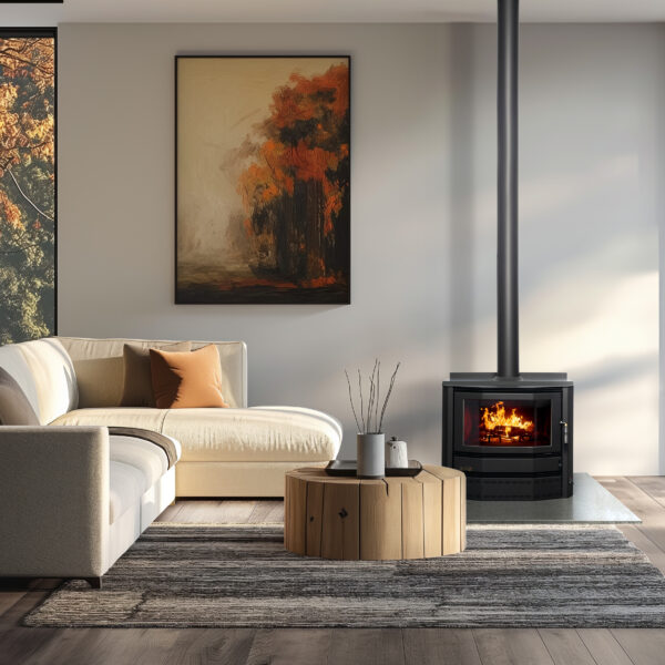Heatcharm C600 Freestanding Wood Heater - Image 3