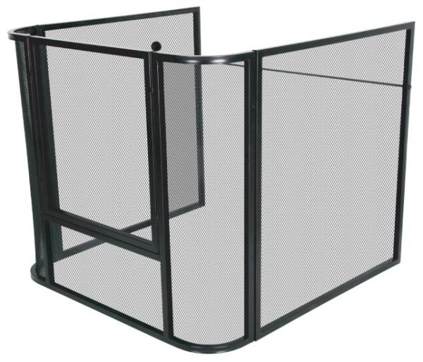 Melton Craft Mesh Nursery Guard Fire Screen JC2838SBK