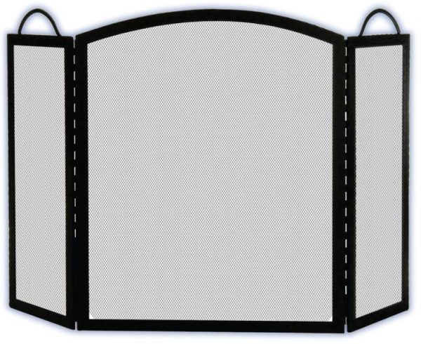 Melton Craft 3 Fold Fire Screen JC382BK