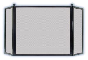 Melton Craft 3 Panel Fire Screen JC3S26BK