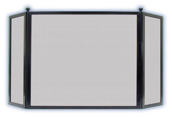 Melton Craft 3 Panel Fire Screen JC3S26BK