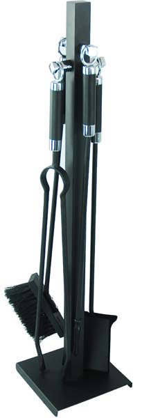 Melton Craft 4 Piece Fire Tool Set JC4019BK