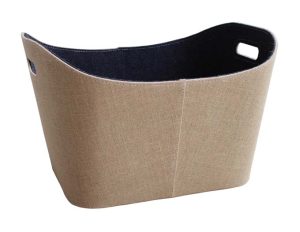 Melton Craft Jute Wood Basket JC6003