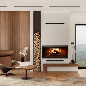Lacunza Nive 1000 Inbuilt Woodheater