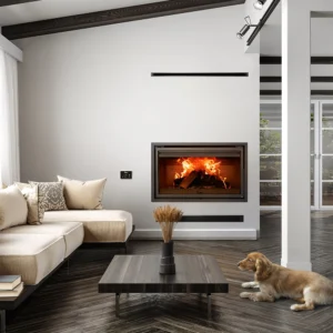 Lacunza Nive 800 Inbuilt Woodheater