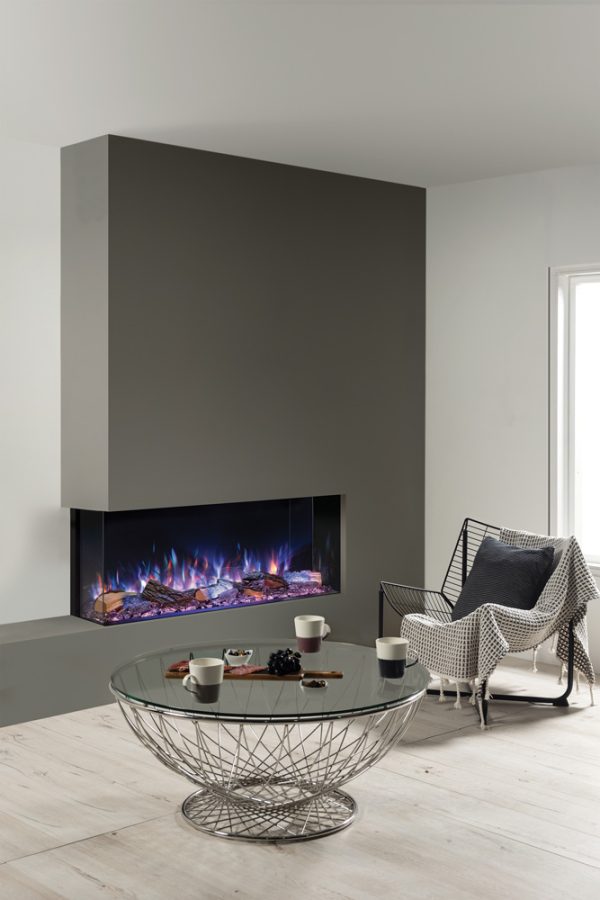 Regency Onyx 110RW Multi-Sided Modern Electric Fireplace - Image 2
