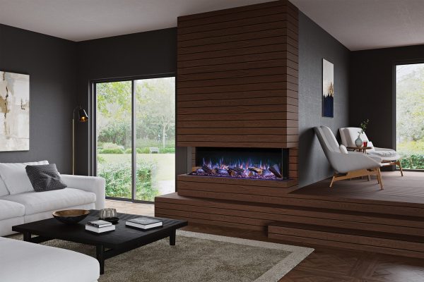 Regency Onyx 150RW Multi-Sided Modern Electric Fireplace - Image 2