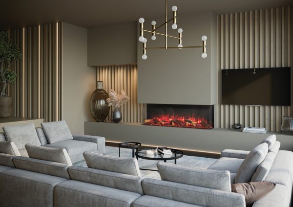 Regency Onyx 150RW Multi-Sided Modern Electric Fireplace - Image 4