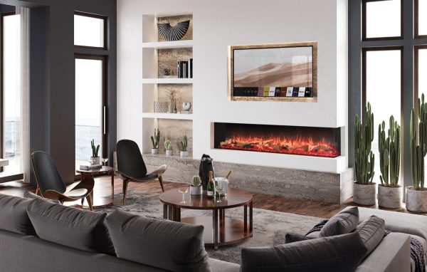 Regency Onyx 190RW Built-In 3-Sided Electric Fireplace - Image 3
