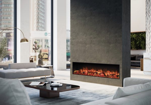 Regency Onyx 190RW Built-In 3-Sided Electric Fireplace - Image 4