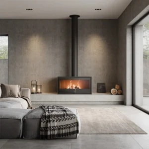 Lacunza Silver 1000 Freestanding Woodheater