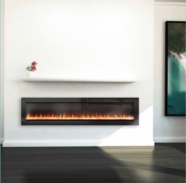 AMBE Linear 72 Shallow Electric Fireplace