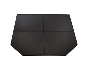 Maxiheat Matt Grey Tiled Hearth
