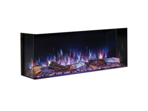 Regency Onyx 110RW Multi-Sided Modern Electric Fireplace